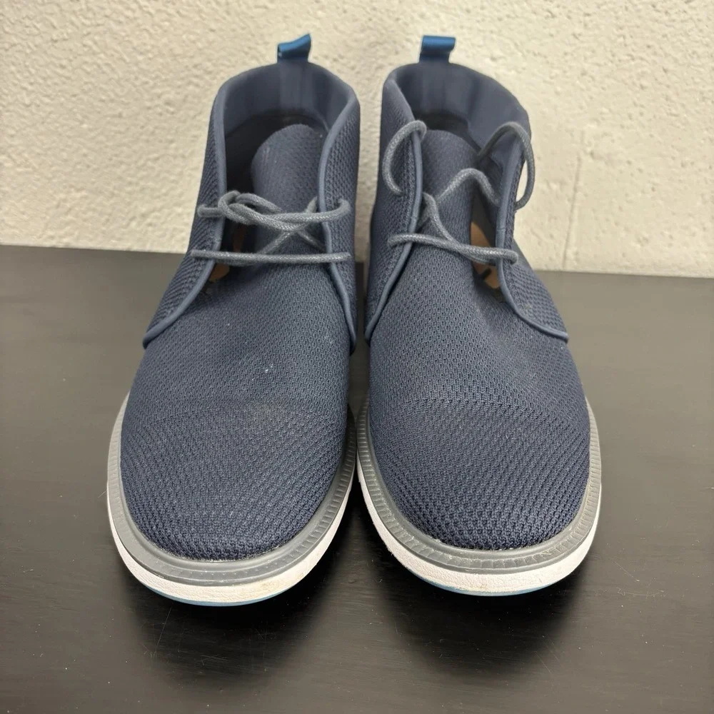 Swims Navy‎ Motion Knit Chukka Boot Hi Top Sneakers US 9 EU 42
